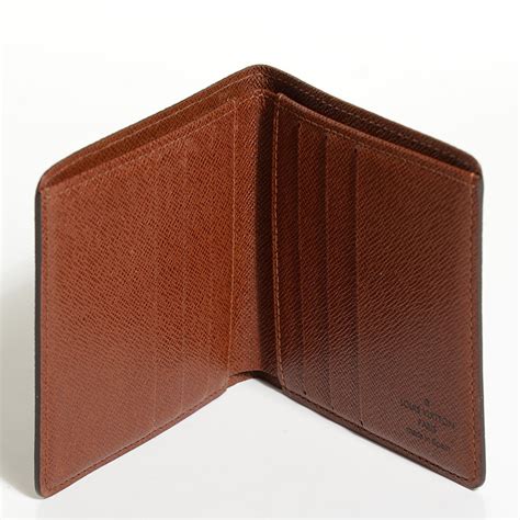 louis vuitton monogram mens billfold wallet 6 credit card slots|louis vuitton men's card wallet.